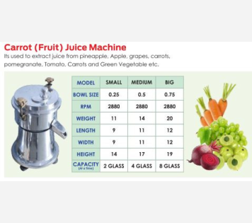 Vegetable Juicer Machine