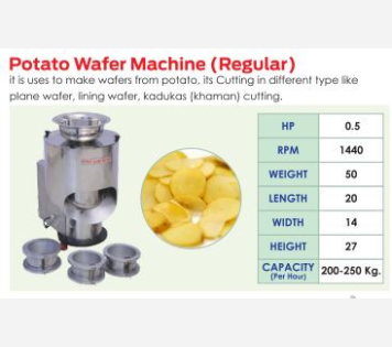 Potato Slicer Machine