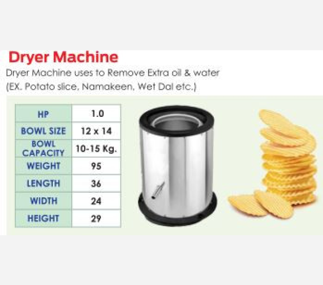 Dryer Dehydro Machine