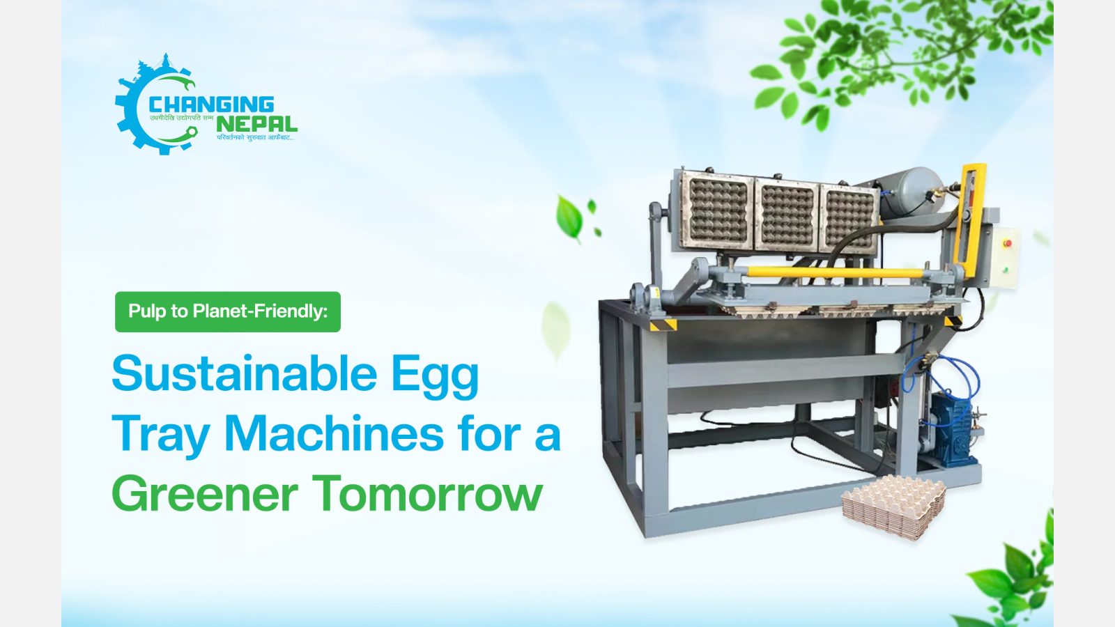 Pulp to Planet-Friendly: Sustainable Egg Tray Machines for a Greener Tomorrow