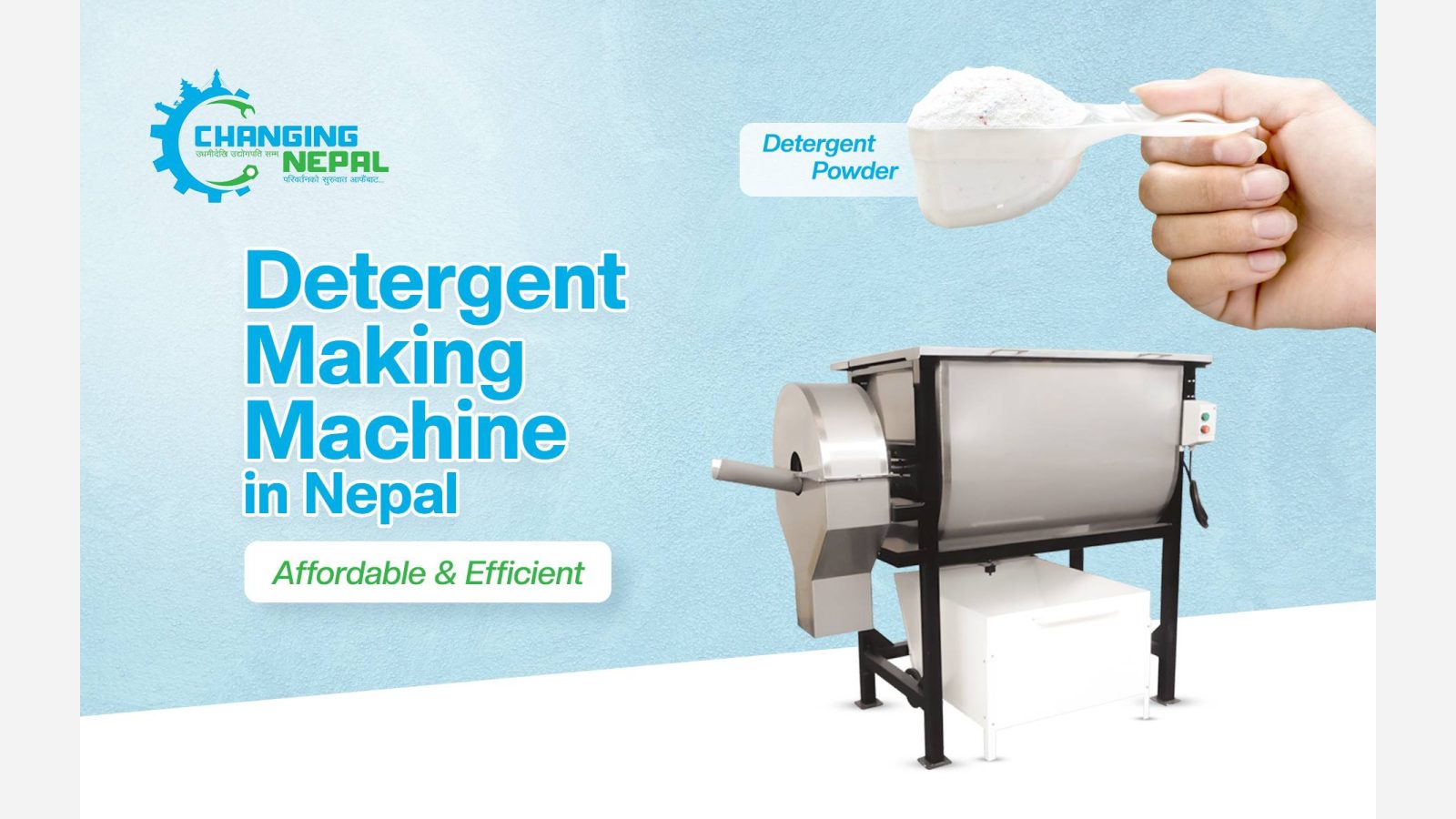 Detergent Making Machine in Nepal | High-Quality Machines at Best Price
