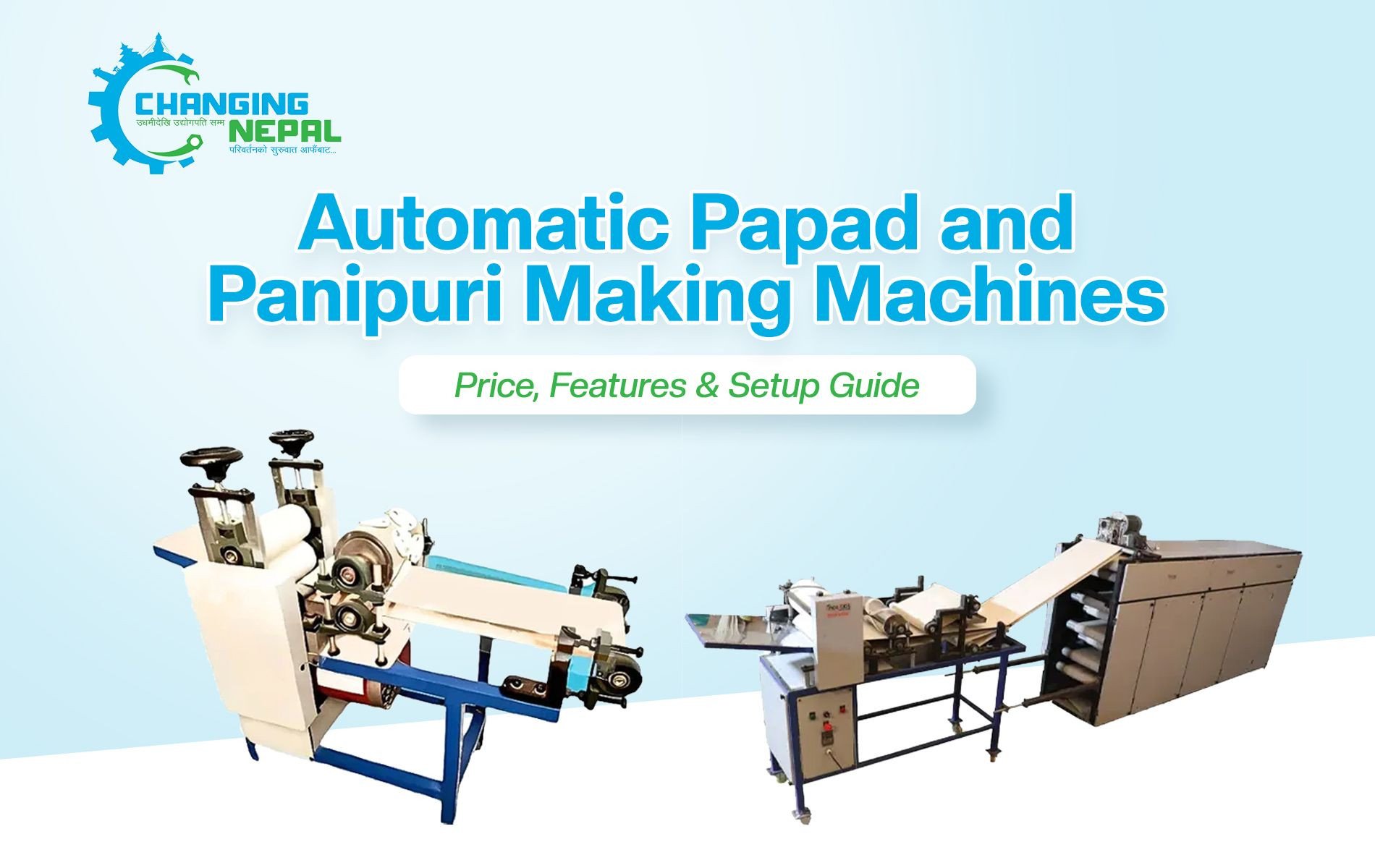 Papad and Panipuri Making Machines in Nepal: Price, Features & Setup Guide