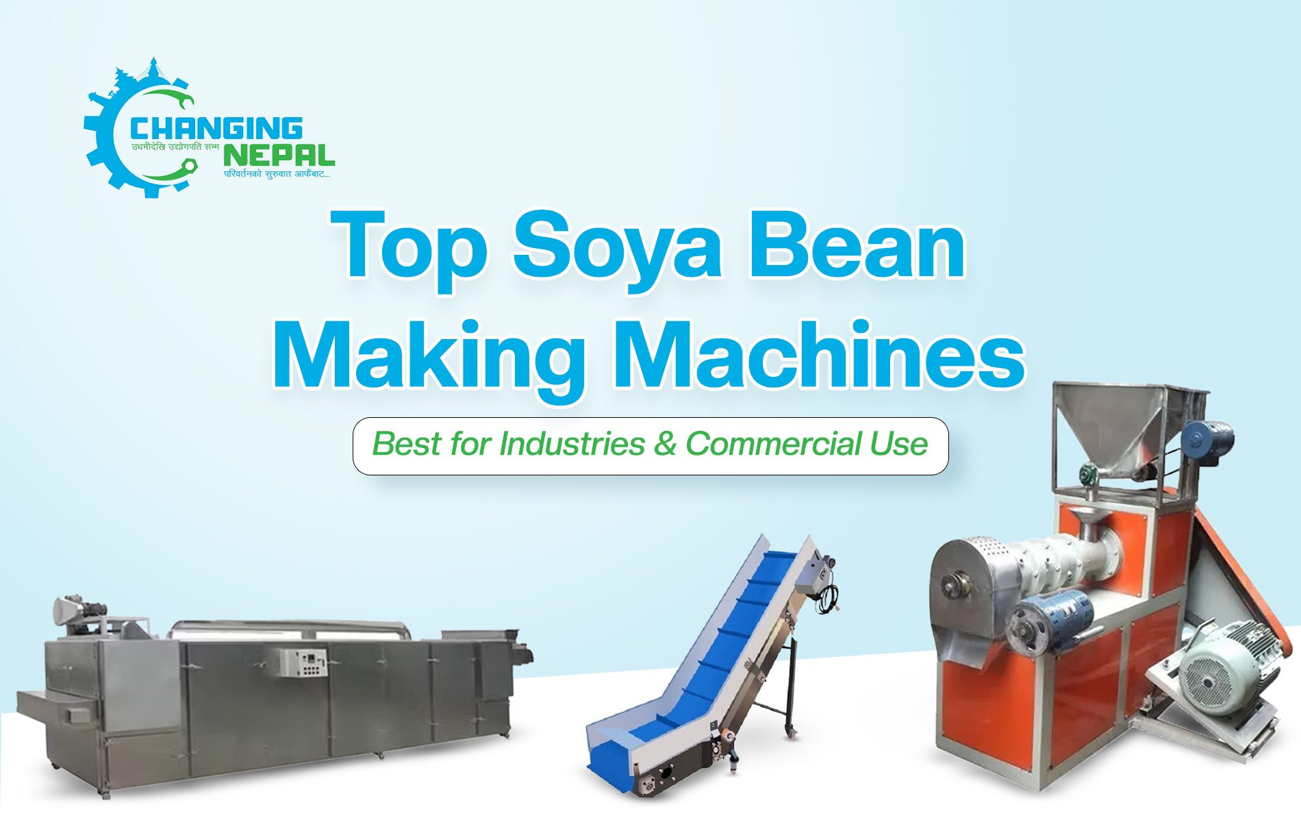 Top Soya Bean Making Machines | Best for Industries & Commercial Use in Nepal
