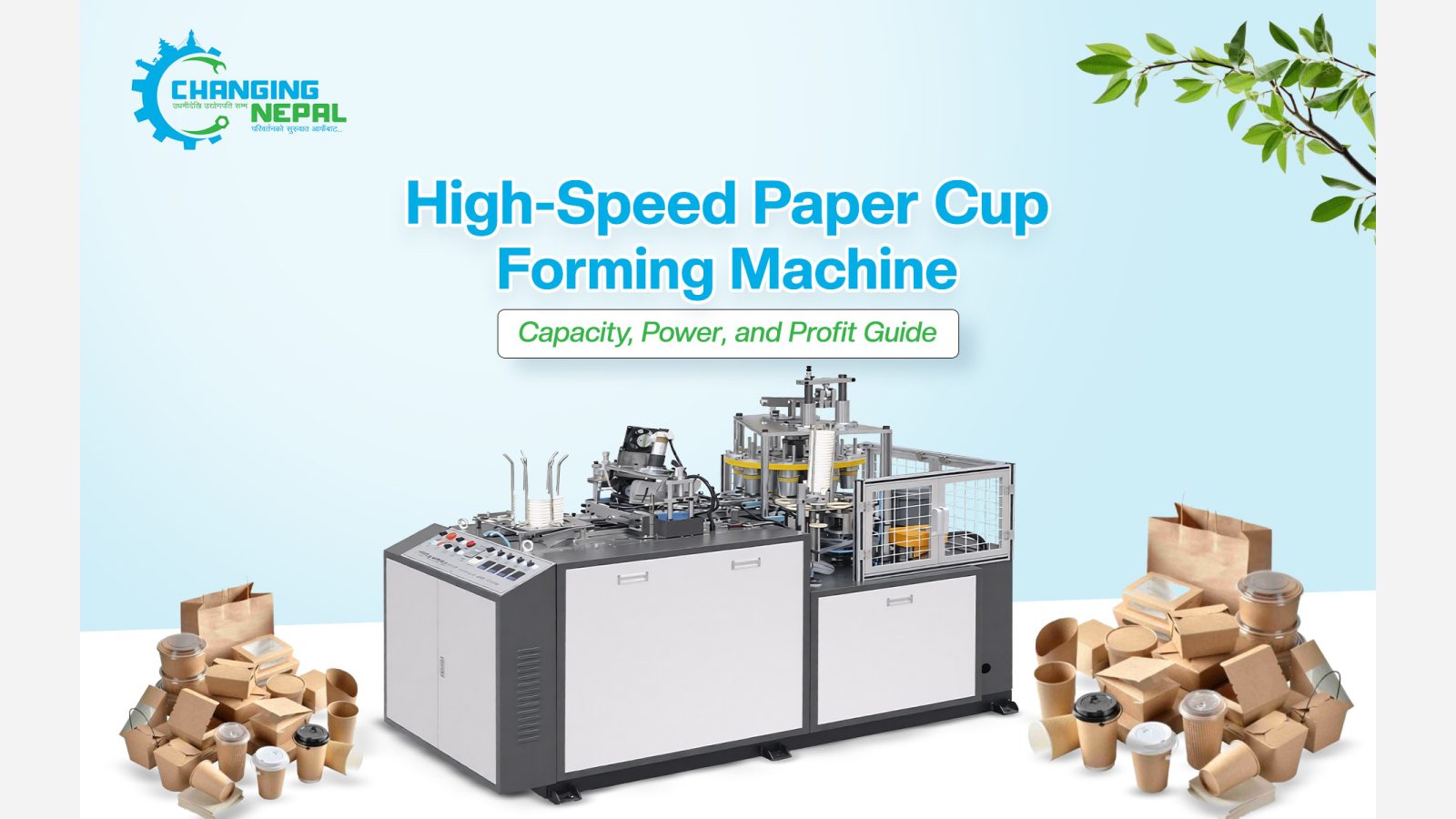 High-Speed Paper Cup Forming Machine: Capacity, Power, and Profit Guide