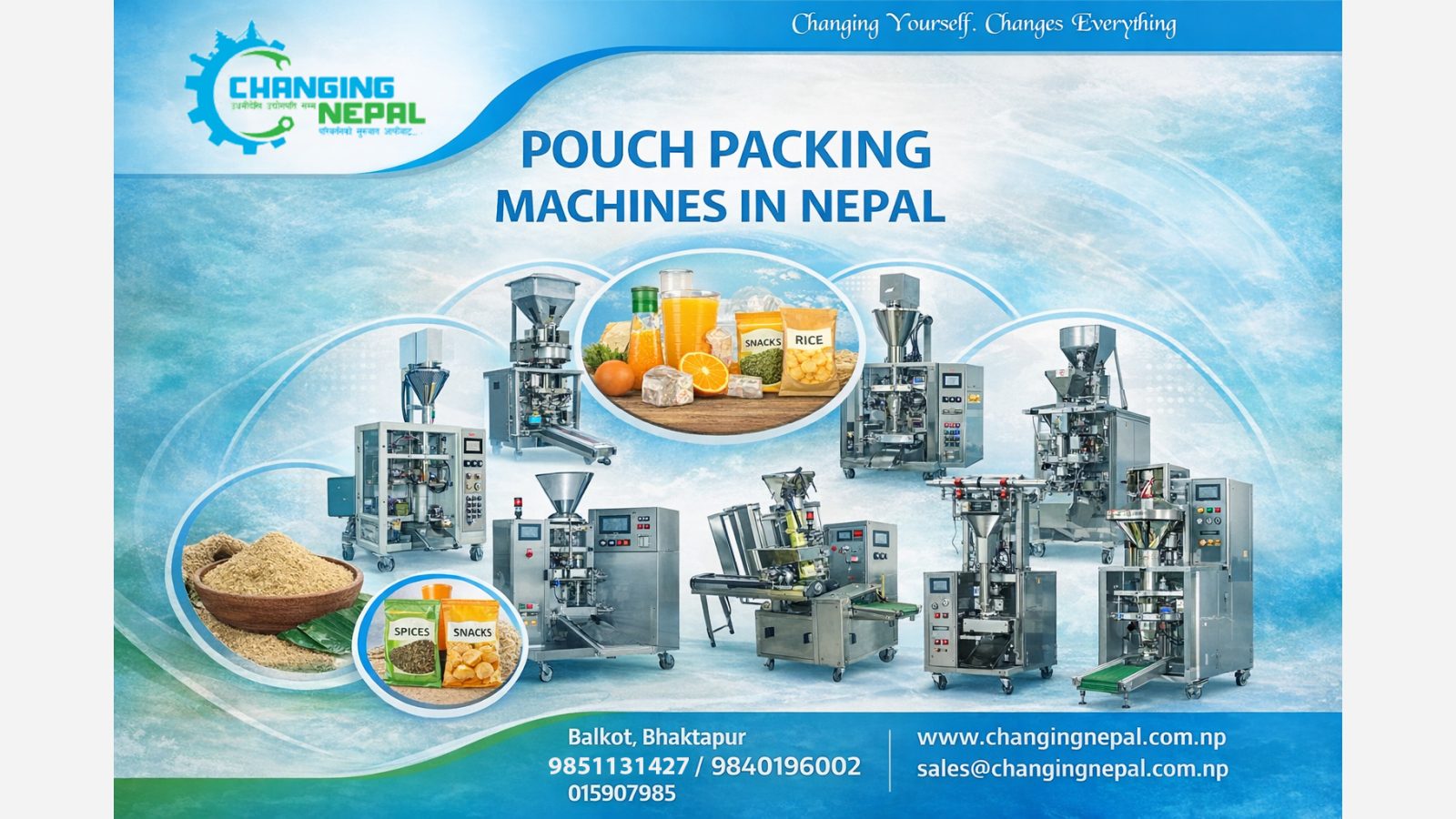 Pouch Packing: Process, Machines and Price in Nepal