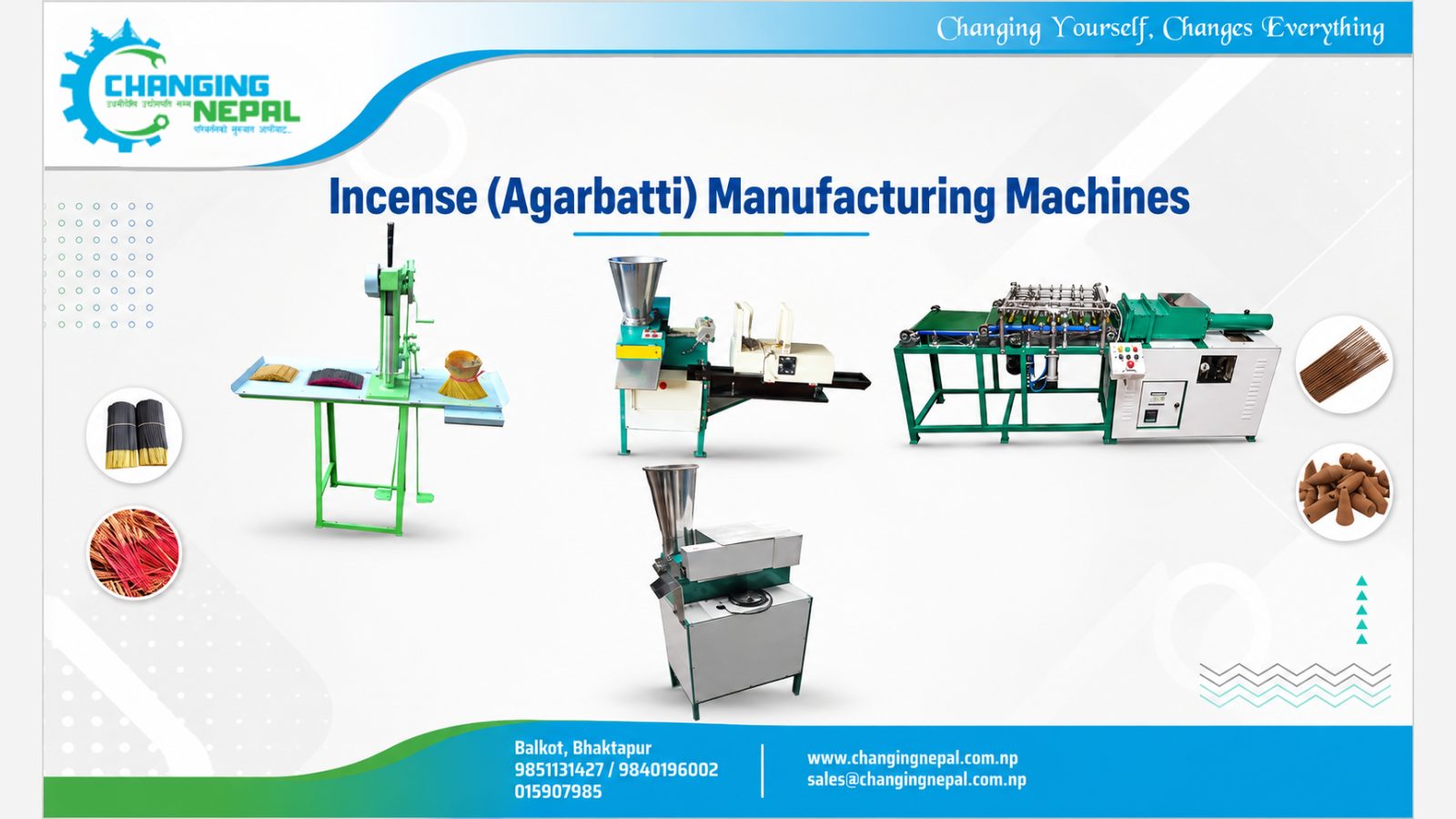 Incense (Agarbatti) Manufacturing in Nepal: Scope, Machines and Investment