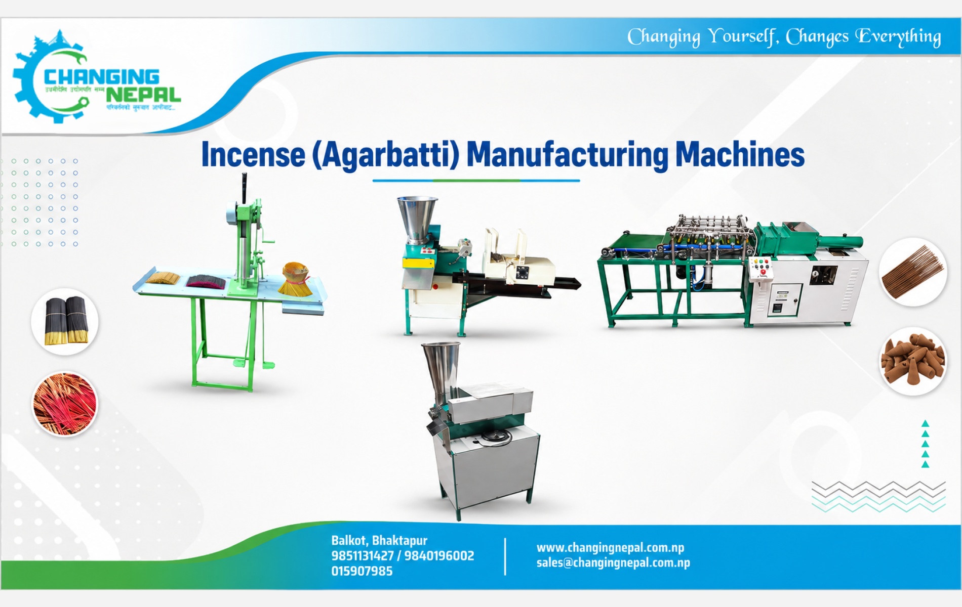 Incense (Agarbatti) Manufacturing in Nepal: Scope, Machines and Investment
