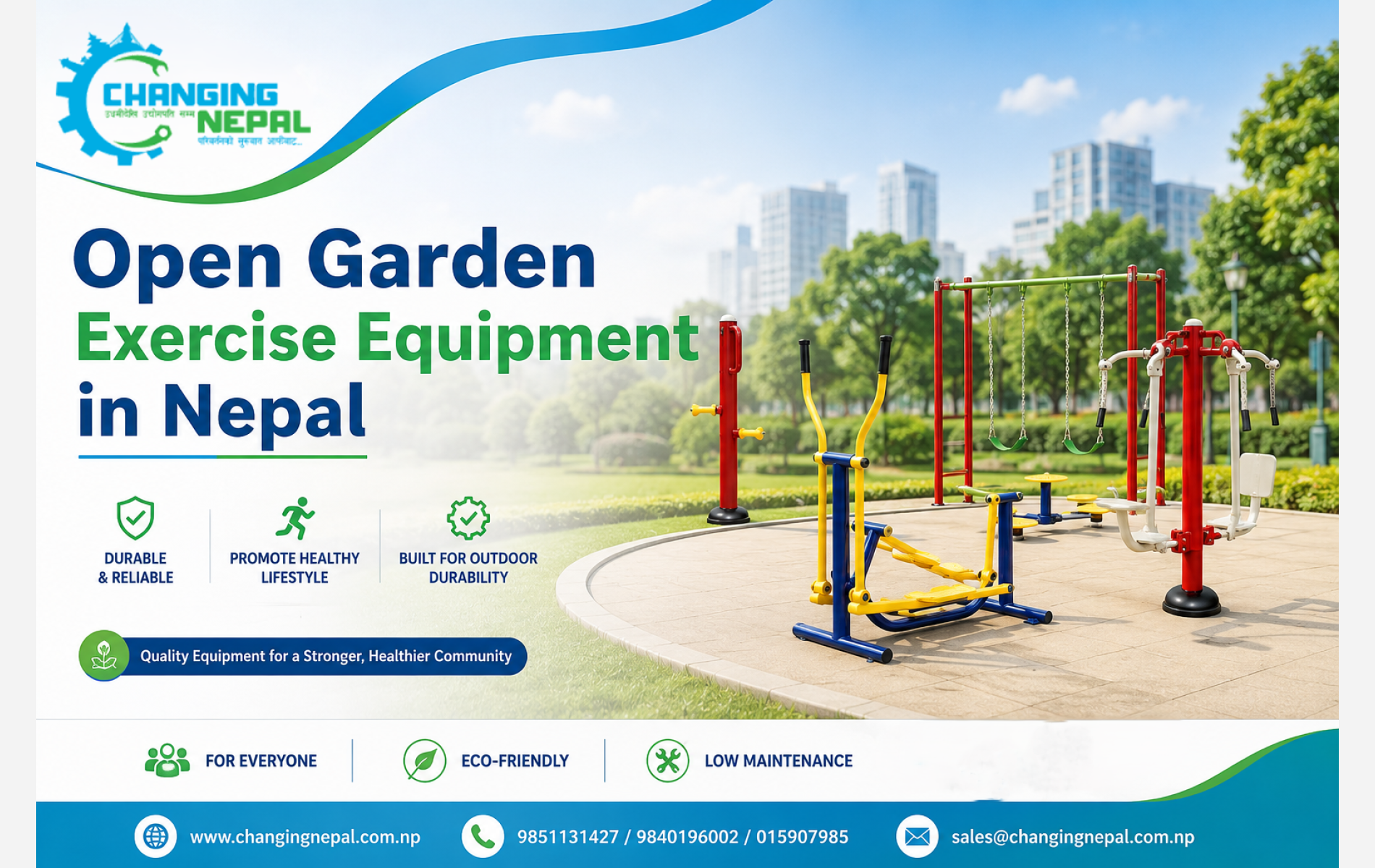 Outdoor Gym Equipment in Nepal