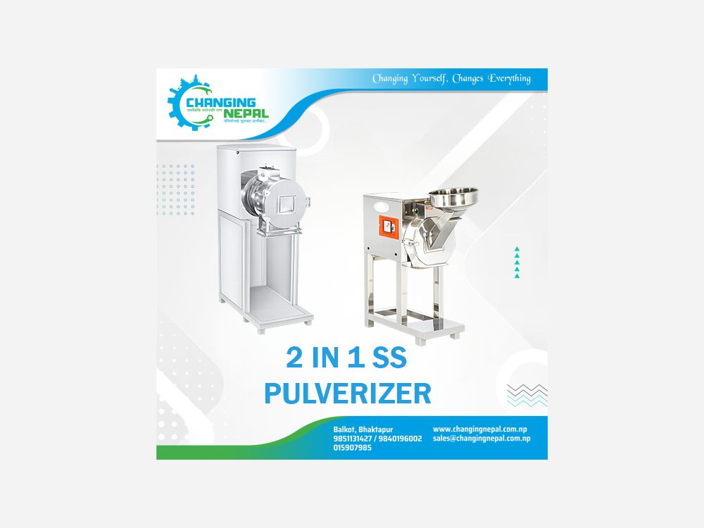 2 in 1 SS Pulveriser Indian.