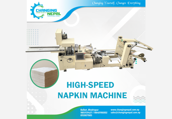 High Speed Paper Napkin Making Machine