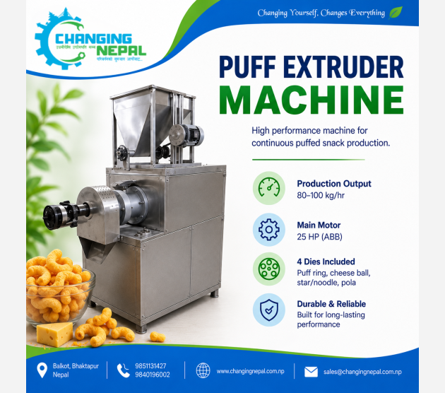 Puff Extruder Machine