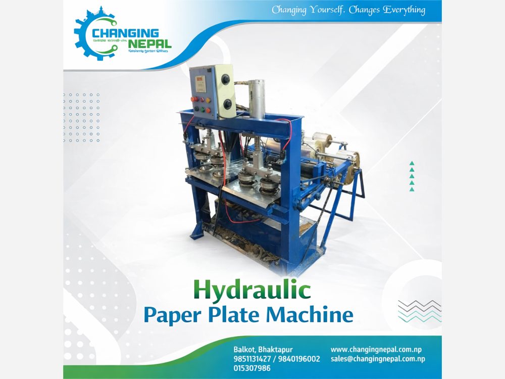 Hydraulic paper plate Machine