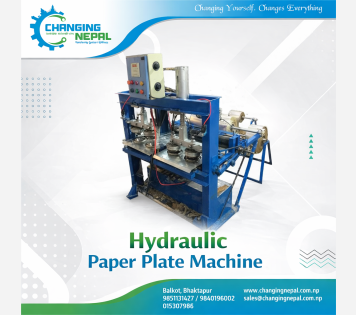 Hydraulic paper plate Machine